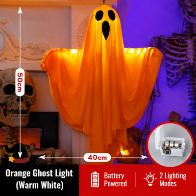 LED Halloween Glowing Ghost Hanging Pendant Atmosphere Light Thumbnail 5