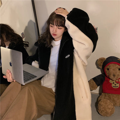 Plush Winter Cardigan – Warm Oversized Knit Thumbnail 5