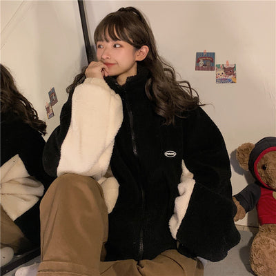 Plush Winter Cardigan – Warm Oversized Knit Thumbnail 4