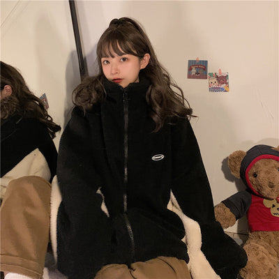 Plush Winter Cardigan – Warm Oversized Knit Thumbnail 2