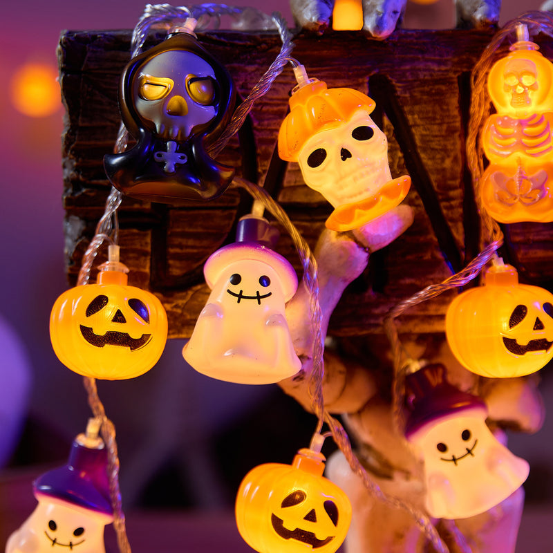 Color Spooky Ghosts (Warm Light)