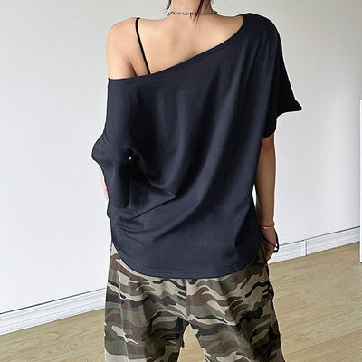 Women’s Cropped Short Sleeve T-Shirt Street Style Casual Fashion Top for Daily Outfits Thumbnail 4