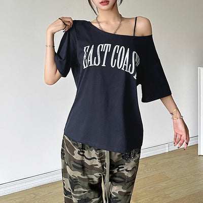 Women’s Cropped Short Sleeve T-Shirt Street Style Casual Fashion Top for Daily Outfits Thumbnail 2