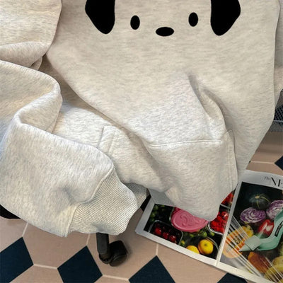 Velvet Touch Hoodie – Cozy Loose Fit Thumbnail 4