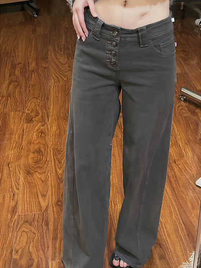 American Style Loose Straight Fit Denim Jeans Thumbnail 4