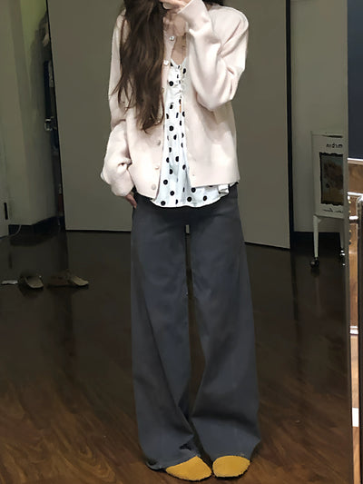 American Style Loose Straight Fit Denim Jeans Thumbnail 5