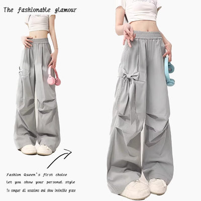 Loose Fit Cargo Pants Trendy Casual Utility Street Style Trousers Thumbnail 5