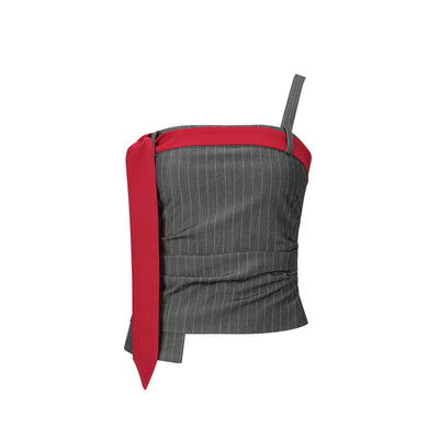 Striped Three Piece Summer Leisure Set for Women Thumbnail 6